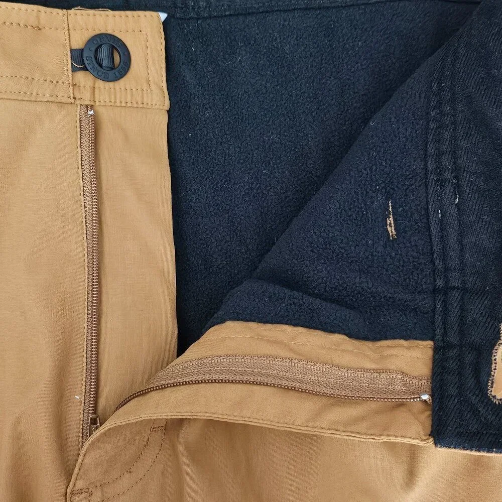 Orvis Men's Fleece-Lined Stretch Fabric Rugged Weather Resistant Utility Pants